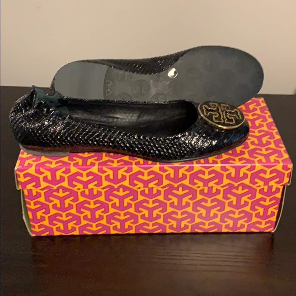Tory Burch Reva snakeskin Ballet flats
